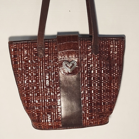 Beautiful Brighton woven leather tote bag-vintage - Picture 2 of 10